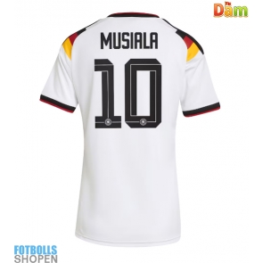 Billiga Tyskland Jamal Musiala #10 Hemmatröja Dam VM 2026 Kortärmad